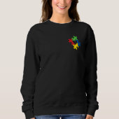 Sweatshirt Autism Awareness Month Puzzle (Devant)