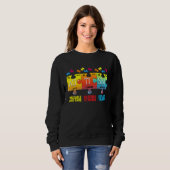 Sweatshirt Autism Awareness Puzzle Chemical Elements (Devant entier)