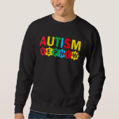 Sweatshirt Autism Awareness Puzzle Ribbon Proud Autism Nephew (Devant)