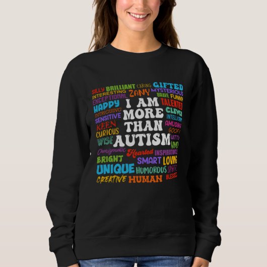 Sweatshirt Autism Awareness Solidarity and Neurodiversity 2 (Devant)