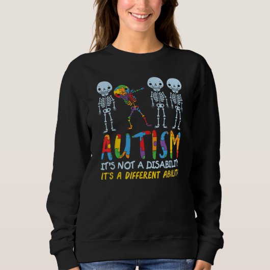 Sweatshirt AUTISM AWARENESS Support Autism Kids for Mom Dad (Devant)