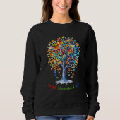 Sweatshirt Autism Butterfly Tree - Acceptance, Understanding, (Devant)