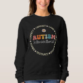 Sweatshirt Autism Interventionist Appreciation Week Back to S (Devant)