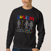 Sweatshirt Autism it s a different ability Dabbing Dancing Sk (Devant)
