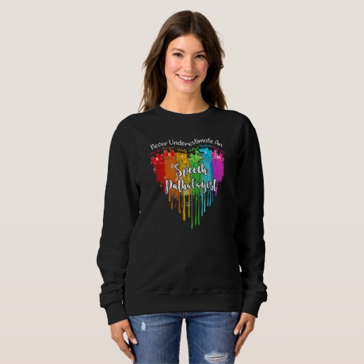 Sweatshirt Autism Speech Language Pathologist Jigsaw Puzzle H (Devant entier)