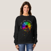 Sweatshirt Autism Sunflower Respect Love Support Autism Aware (Devant entier)