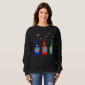 Sweatshirt Autism Valentine Gnomes Graphic Valentines Day (Devant entier)