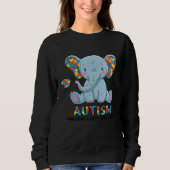 Sweatshirt Autism Walking A Different Path Elephant Autism Aw (Devant)