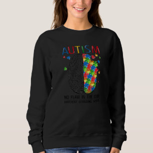 Sweatshirt Autisme Aucun Défaut Dans Le Code Autistique Cerve