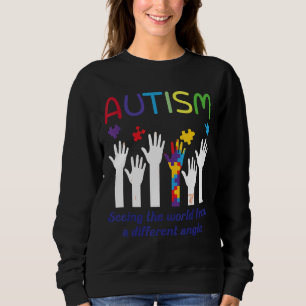 Sweatshirt Autisme-Autisme Voir Le Monde D'Un Autre Et