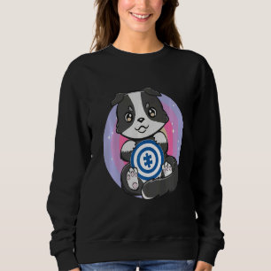 Sweatshirt Autisme Bordure Collie Puzzle Pièce mignonne Chien