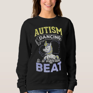 Sweatshirt Autisme Dansant À Un Différent Beat Dansant Unicor
