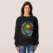 Sweatshirt Autisme Enseignant Éducation Spéciale Retour (Devant entier)