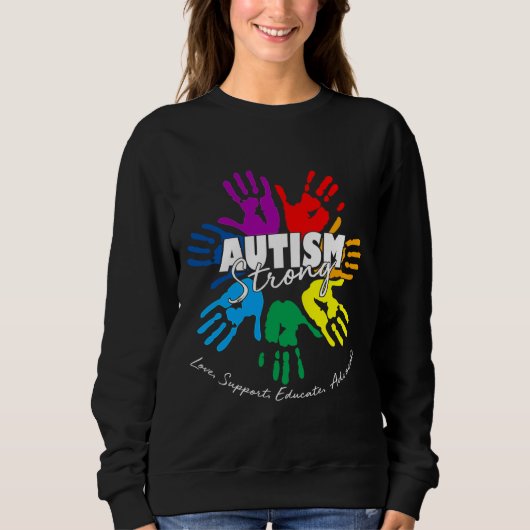 Sweatshirt Autisme fort (Devant)