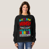 Sweatshirt Autisme Mimsy Les Gens Cherchent Leurs Héros Risin (Devant entier)