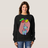 Sweatshirt Autisme Mini éléphant (Devant entier)