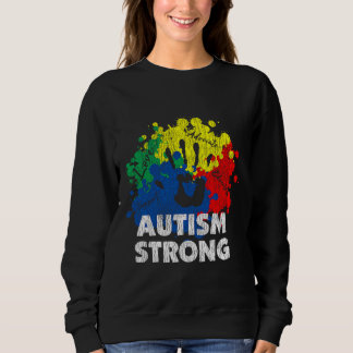 Sweatshirt Autisme vintage Forte aptitude à sensibiliser les 