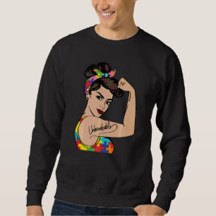 Sweatshirt Autistic Mother's Love Support Hope & Inspire Auti