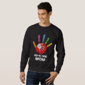 Sweatshirt Autistic Son Daughter Awesome Mom Autism Awareness (Devant entier)