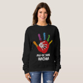 Sweatshirt Autistic Son Daughter Awesome Mom Autism Awareness (Devant entier)