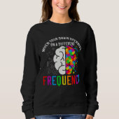 Sweatshirt Autistic  When your brain operates  Autism Awarene (Devant)