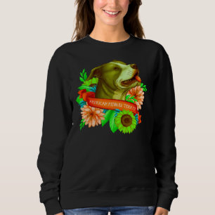 Sweatshirt Autocollant américain Pitbull Terrier