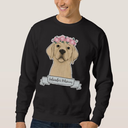 Sweatshirt Autocollant Labrador Retriever (Devant)