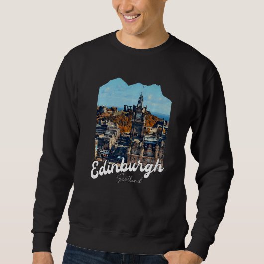 Sweatshirt Automne À Édimbourg Premium (Devant)