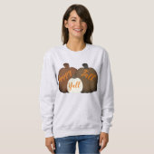 Sweatshirt automne/automne/Citrouille (Devant entier)