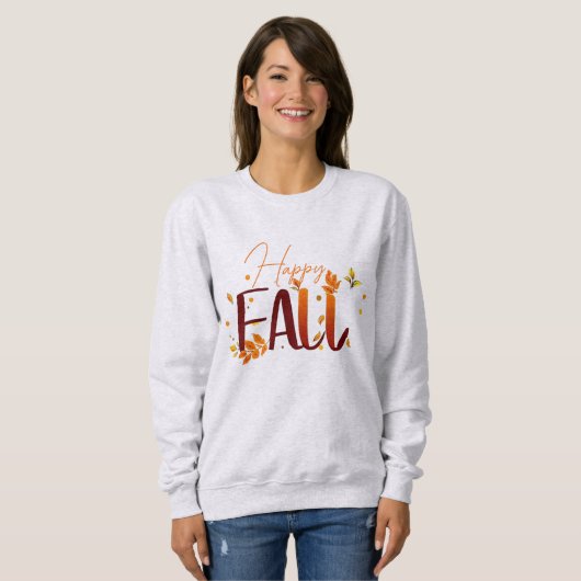 Sweatshirt Automne/Automne/Feuille (Devant entier)