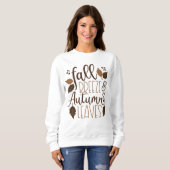 Sweatshirt Automne Breeze Feuilles d'automne (Devant entier)