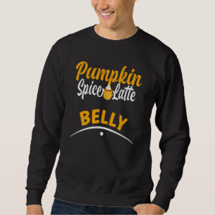 Sweatshirt Automne Citrouille Épice Latte Ventre Chaud Automn