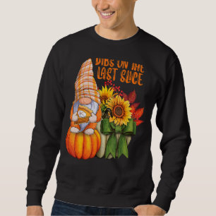 Sweatshirt Automne Gnome Aime le dessert à tarte Citrouille e