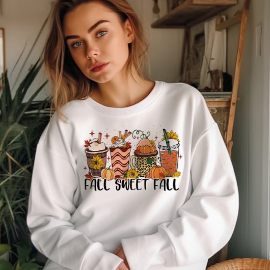 SWEATSHIRT AUTOMNE THÈME AUTOMNE CHUTE DOUCE CHUTE CHUTE AMAT