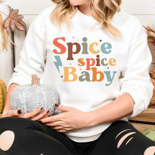 SWEATSHIRT AUTOMNE THÈME ÉPICES ÉPICES BÉBÉ