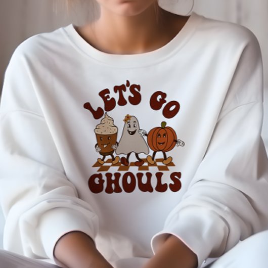 SWEATSHIRT AUTOMNE THÈME FUNNY ALLONS GHOULS AUTOMNE