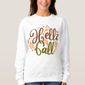 SWEATSHIRT AUTOMNE THÈME HELLO AUTOMNE (Devant)