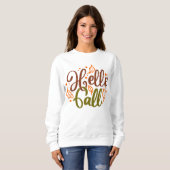 SWEATSHIRT AUTOMNE THÈME HELLO AUTOMNE (Devant entier)