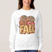 SWEATSHIRT AUTOMNE THÈME HELLO AUTOMNE CITROUILLE (Devant)