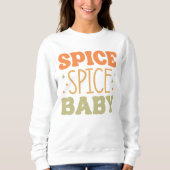 SWEATSHIRT AUTOMNE THÈME RÉTRO ÉPICES SUPER ÉPICES BÉBÉ (Devant)