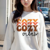 SWEATSHIRT AUTOMNE THÈME RÉTRO TOMBER COSY VIBES