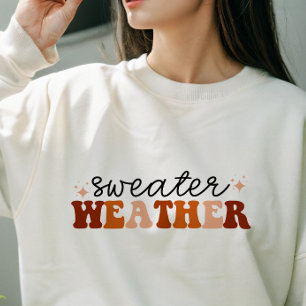 SWEATSHIRT AUTOMNE THÈME SWEATER TEMPS AUTOMNE