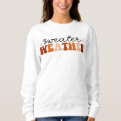 SWEATSHIRT AUTOMNE THÈME SWEATER TEMPS AUTOMNE (Devant)