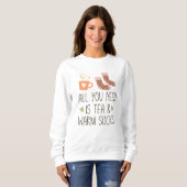 SWEATSHIRT AUTOMNE THÈME TOUT CE DONT VOUS AVEZ BESOIN, C'EST (Devant entier)
