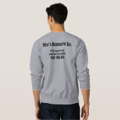 Sweatshirt Automotive Inc. de Wier (Dos entier)