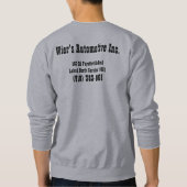 Sweatshirt Automotive Inc. de Wier (Dos)