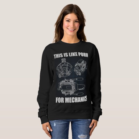 Sweatshirt Automotive work  mechanic style (Devant entier)