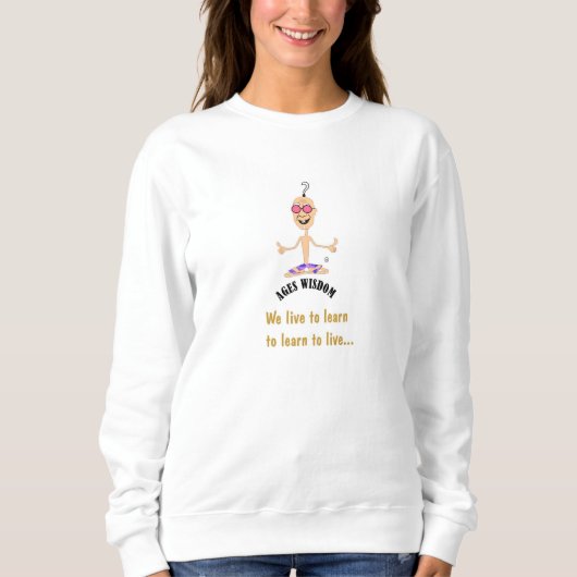 Sweatshirt autonomisation de la sagesse (Devant)