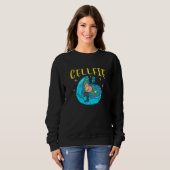 Sweatshirt Autoportrait de cellule Cellfie (Devant entier)