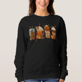 Sweatshirt Autumn Fall Coffee Spice Latte Cups Fall Y'all Tha (Devant)